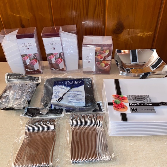 Cocktail/Appetizer Plastic Dishware - Picture 2 of 10